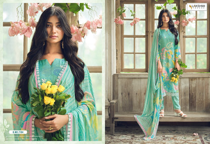 Meloni Lakshmi Trendz Viscose Muslin Pant Style Suits Wholesaler Gujarat