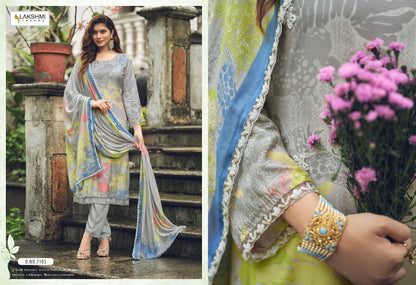 Meloni Lakshmi Trendz Viscose Muslin Pant Style Suits Wholesaler Gujarat