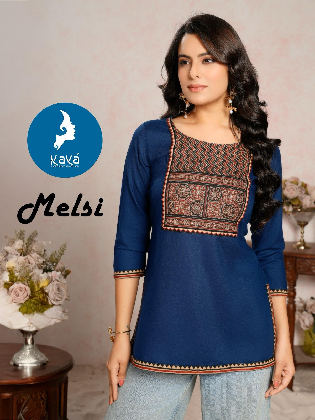 Melsi Kaya Heavy Rayon Short Kurtis Wholesale