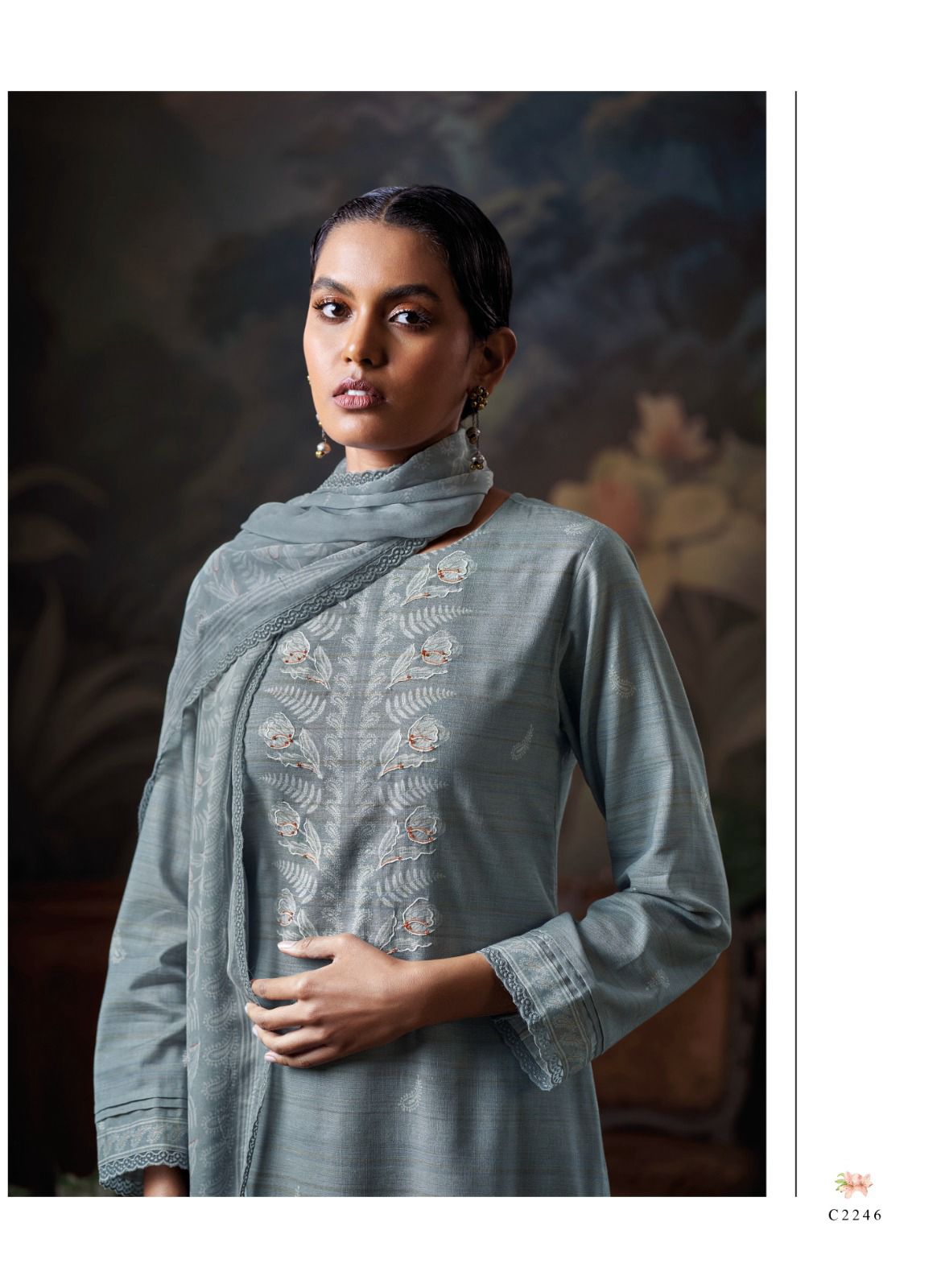 Memento Ganga Cotton Plazzo Style Suits Supplier Ahmedabad