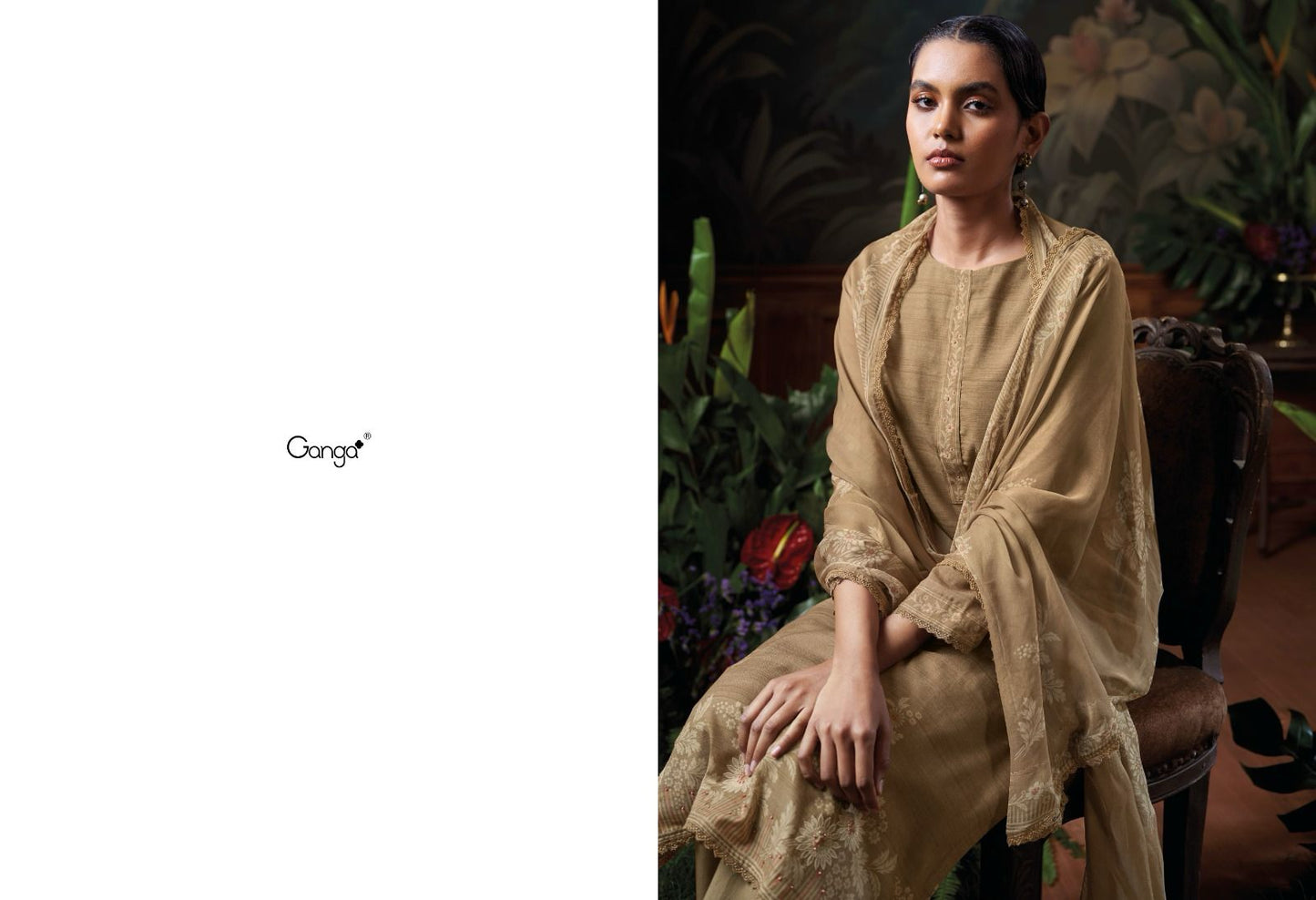 Memento Ganga Cotton Plazzo Style Suits Supplier Ahmedabad