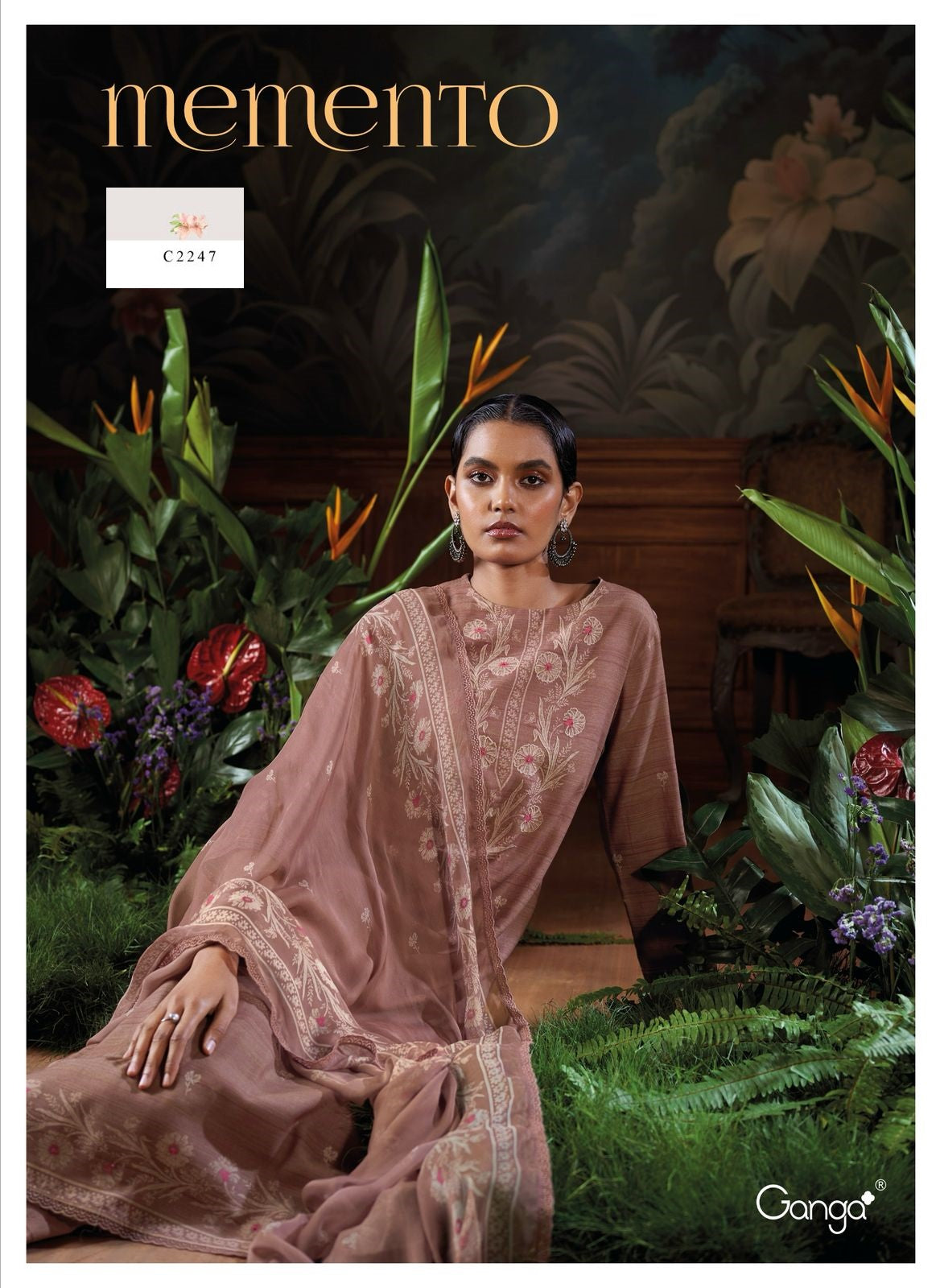 Memento Ganga Cotton Plazzo Style Suits Supplier Ahmedabad