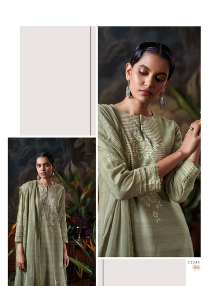 Memento Ganga Cotton Plazzo Style Suits Supplier Ahmedabad