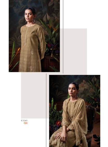 Memento Ganga Cotton Plazzo Style Suits Supplier Ahmedabad