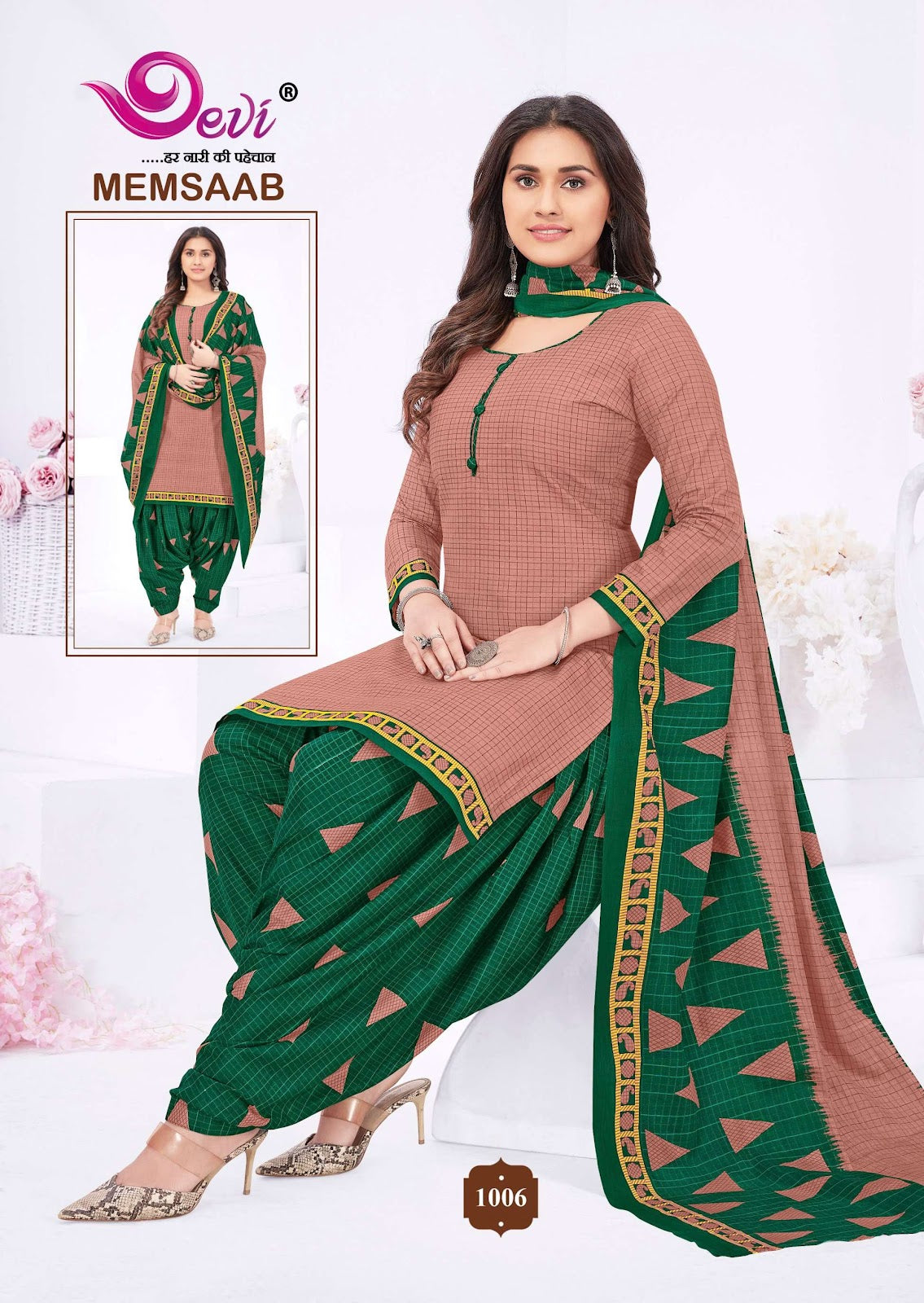 Memsaab Vol 8 Devi Readymade Cotton Patiyala Suits Exporter Gujarat