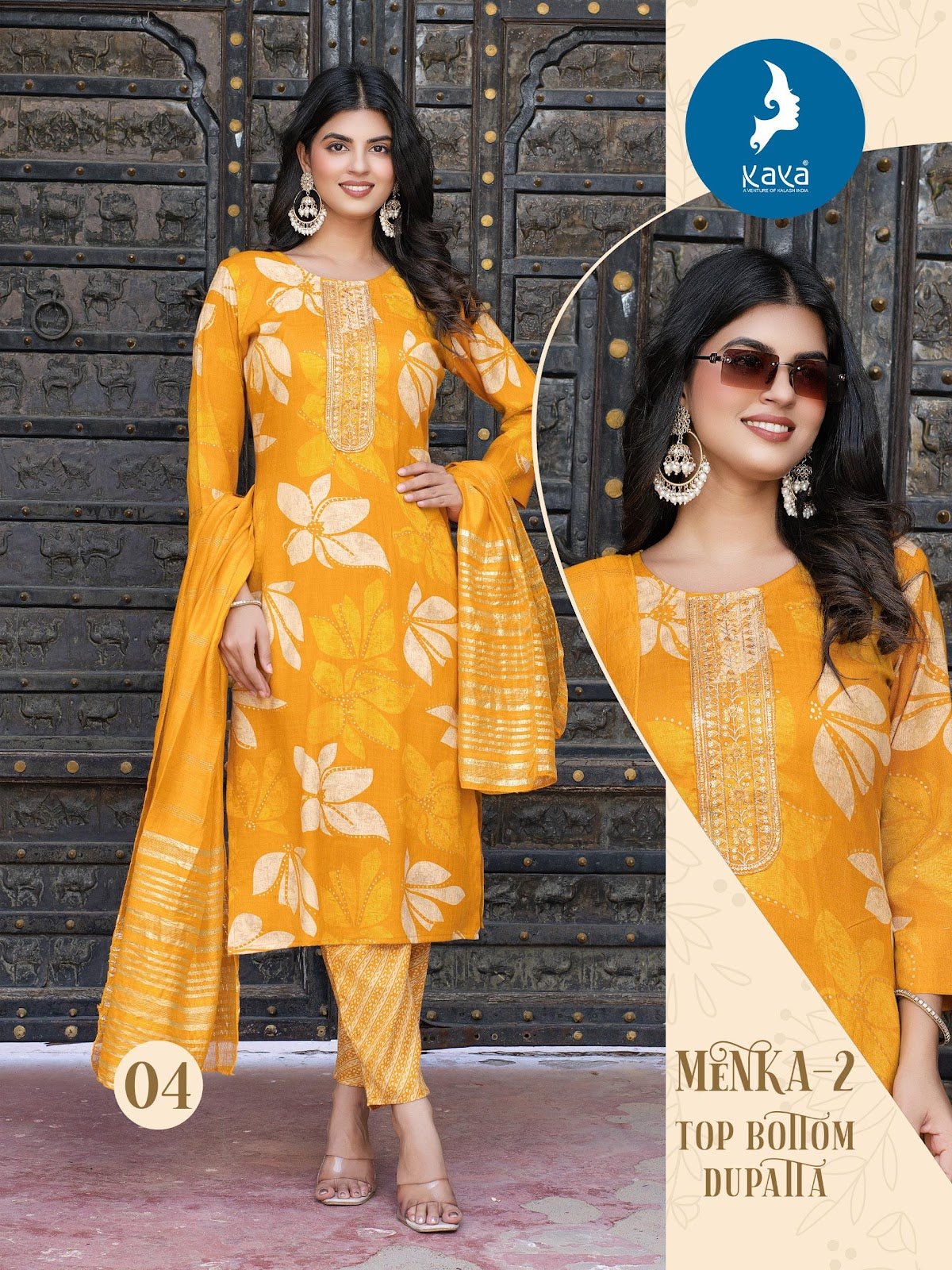Menka 2 Kaya Capsule Readymade Pant Style Suits Wholesale Rate