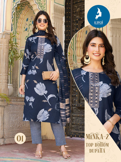 Menka 2 Kaya Capsule Readymade Pant Style Suits Wholesale Rate