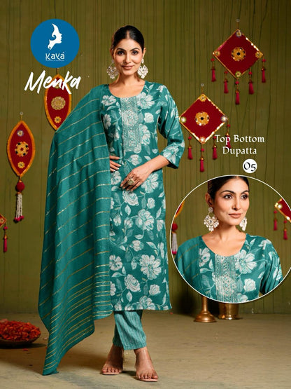 Menka Kaya Two Tone Readymade Suits Supplier Gujarat