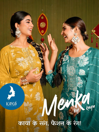 Menka Kaya Two Tone Readymade Suits Supplier Gujarat