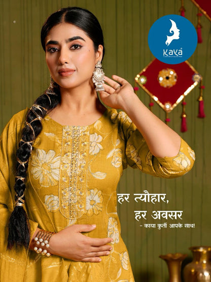 Menka Kaya Two Tone Readymade Suits Supplier Gujarat