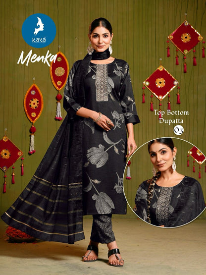 Menka Kaya Two Tone Readymade Suits Supplier Gujarat