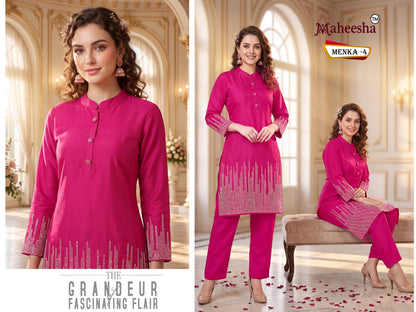Menka Maheesha Viscose Co Ord Set Supplier Gujarat