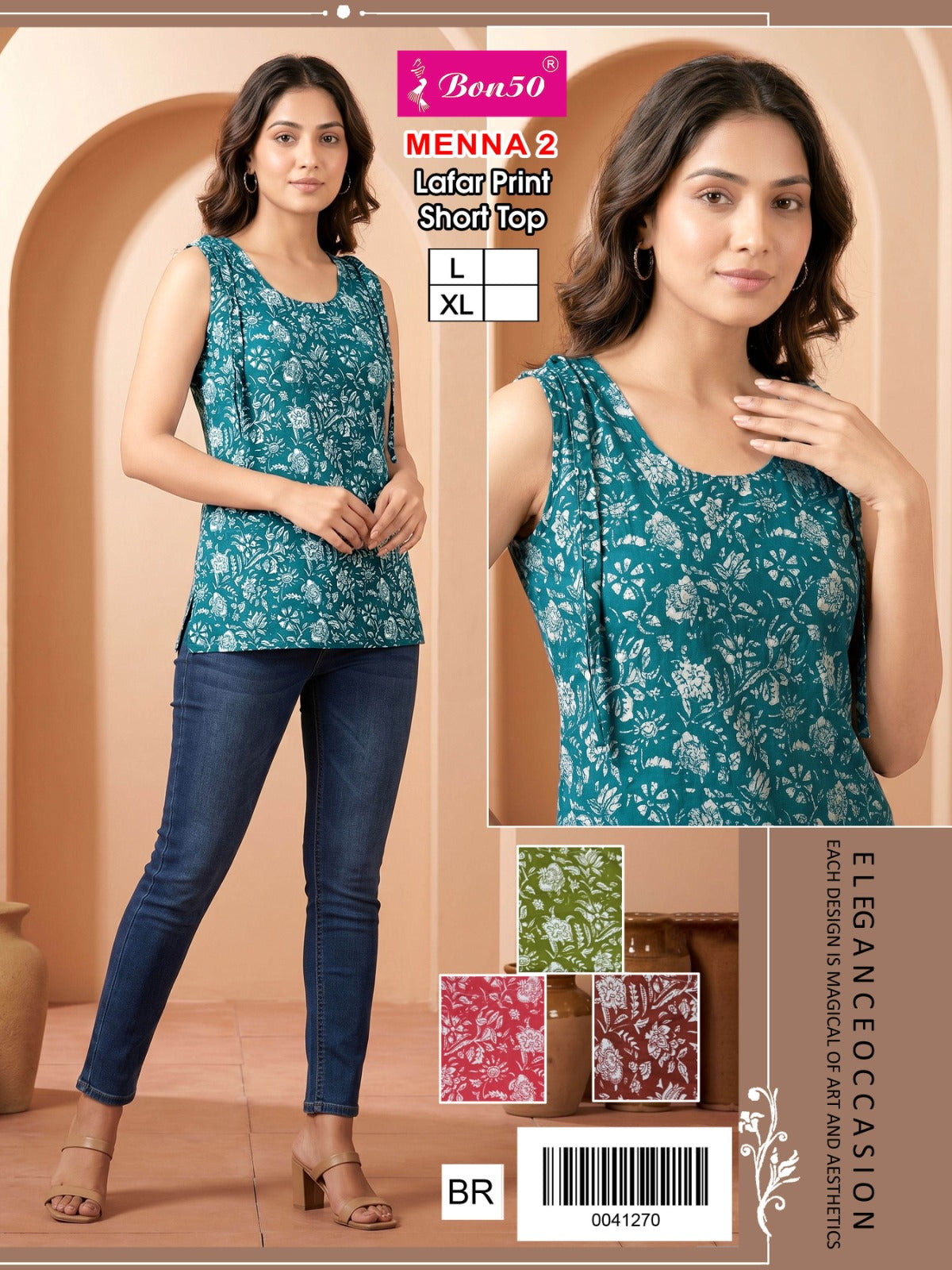 Menna Bon50 Fancy Tops Exporter India