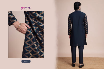 Mens Tradition Shubhvastra Silk Mens Kurta Manufacturer Ahmedabad