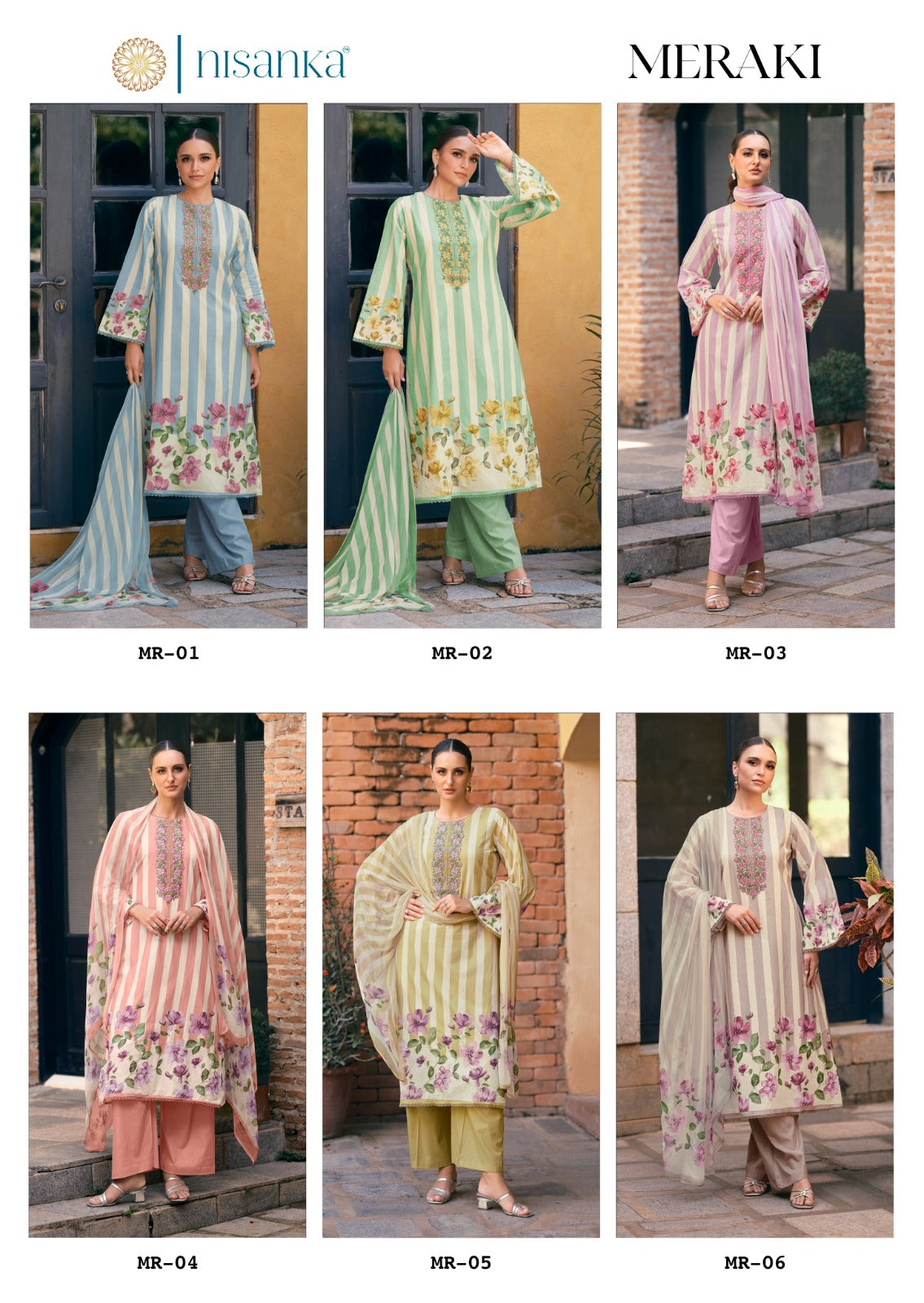 Meraki Nisanka Pure Jam Karachi Salwar Suits Wholesale Price