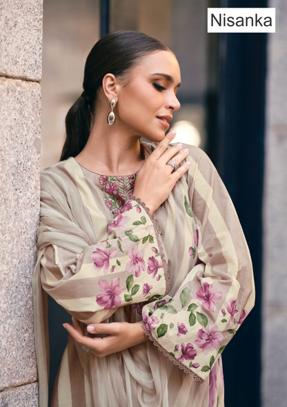 Meraki Nisanka Pure Jam Karachi Salwar Suits Wholesale Price