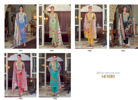 Meraki The Hermitage Shop Pure Lawn Karachi Salwar Suits Manufacturer Ahmedabad