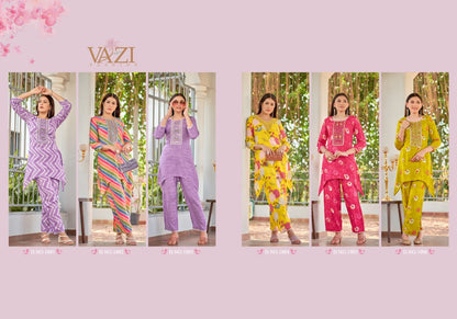 Meraki Vazi Fashion Muslin Co Ord Set Wholesale