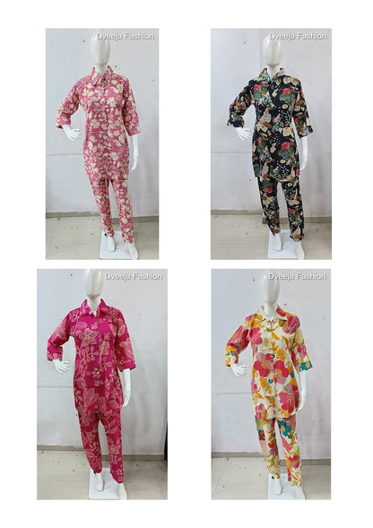 Metro Series Dveeja Fashion Reyon Co Ord Set Wholesale Rate