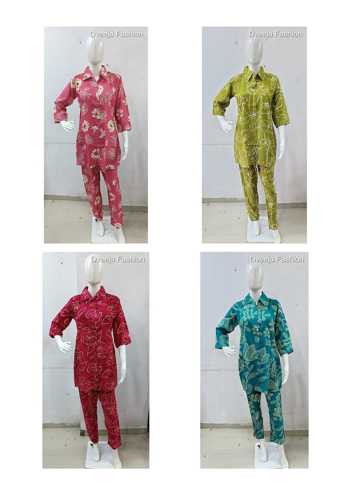 Metro Series Dveeja Fashion Reyon Co Ord Set Wholesale Rate