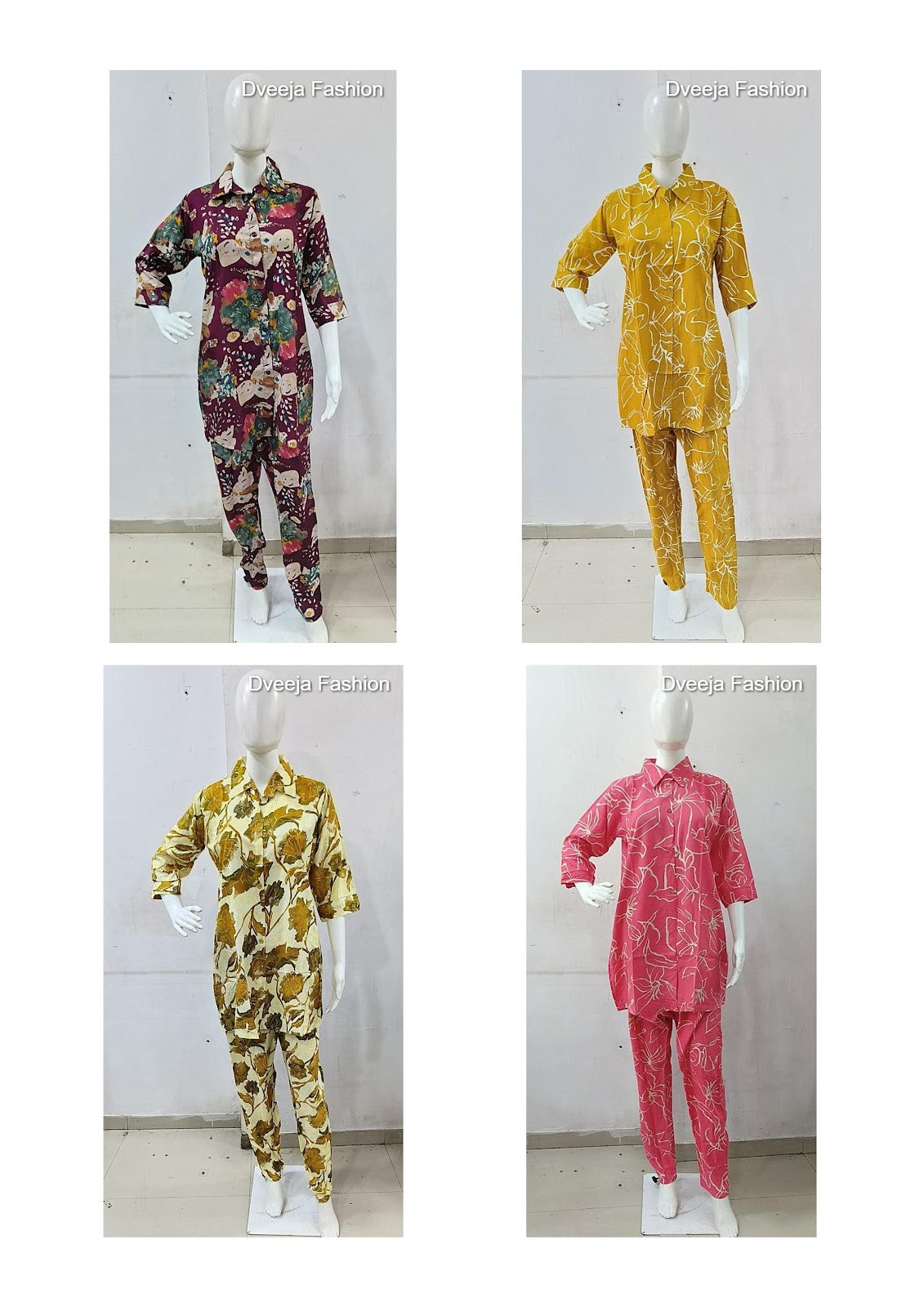 Metro Series Dveeja Fashion Reyon Co Ord Set Wholesale Rate