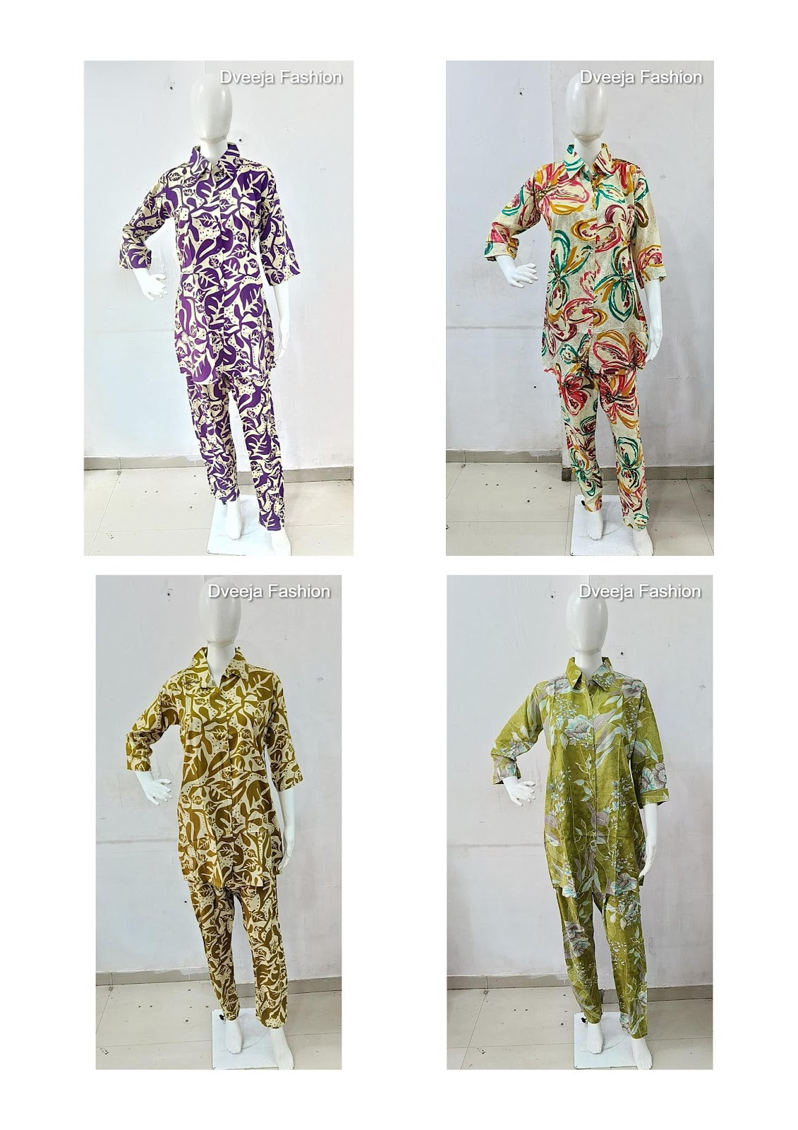 Metro Series Dveeja Fashion Reyon Co Ord Set Wholesale Rate