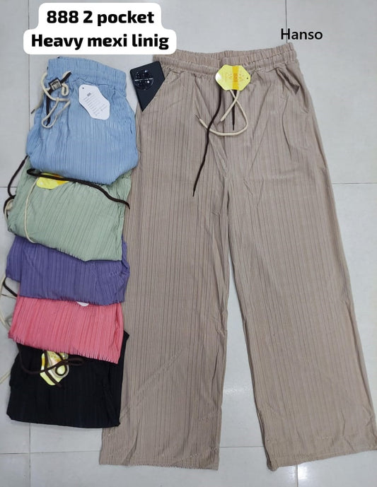 Mexi Lining Hanso Branded Palazzo Wholesale Rate