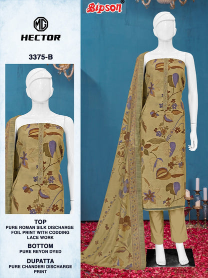 Mg Hector 3375 Bipson Prints Roman Silk Pant Style Suits Supplier