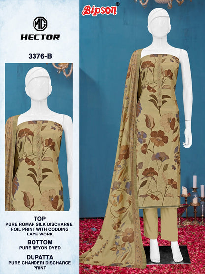 Mg Hector 3376 Bipson Prints Roman Silk Pant Style Suits Manufacturer