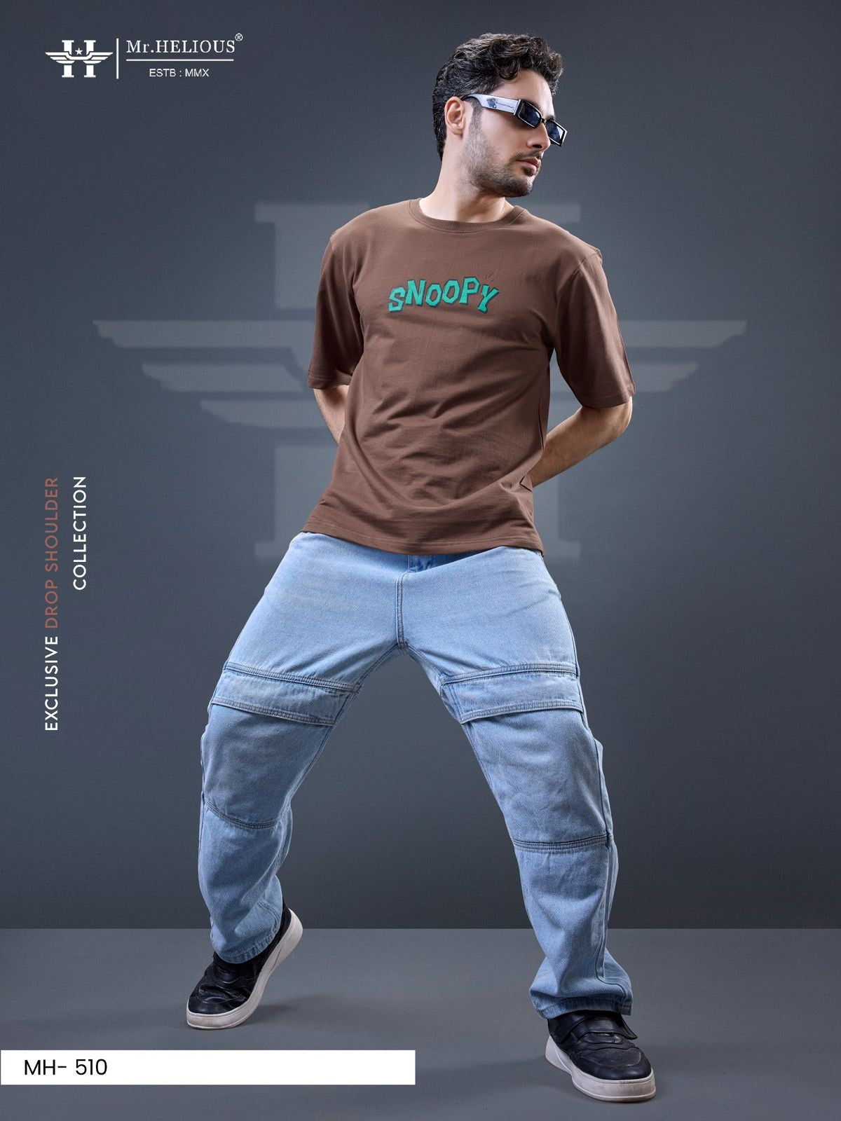 Mh 510 Mr. Helious Looper Mens Tshirts Wholesaler Ahmedabad