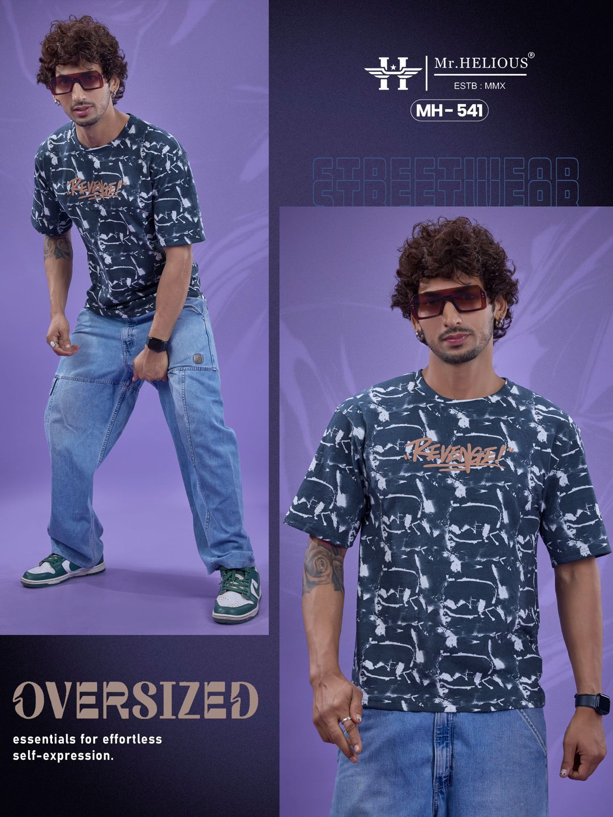 Mh 541 Mr. Helious Mens Tshirts Wholesaler