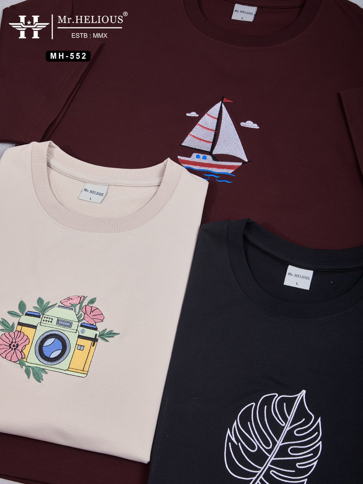 Mh 552 Mr. Helious Looper Mens Tshirts Manufacturer India