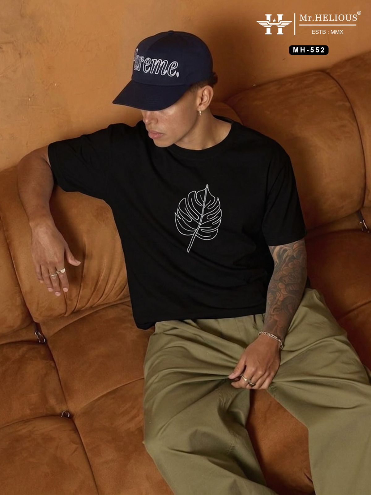 Mh 552 Mr. Helious Looper Mens Tshirts Manufacturer India