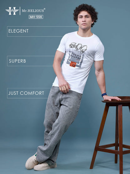 Mh 556 Mr. Helious Biowash Mens Tshirts Supplier Ahmedabad