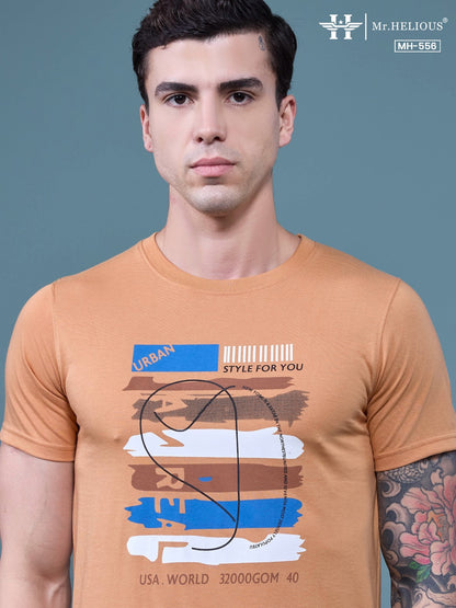 Mh 556 Mr. Helious Biowash Mens Tshirts Supplier Ahmedabad