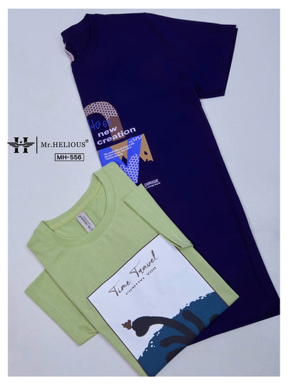 Mh 556 Mr. Helious Biowash Mens Tshirts Supplier Ahmedabad