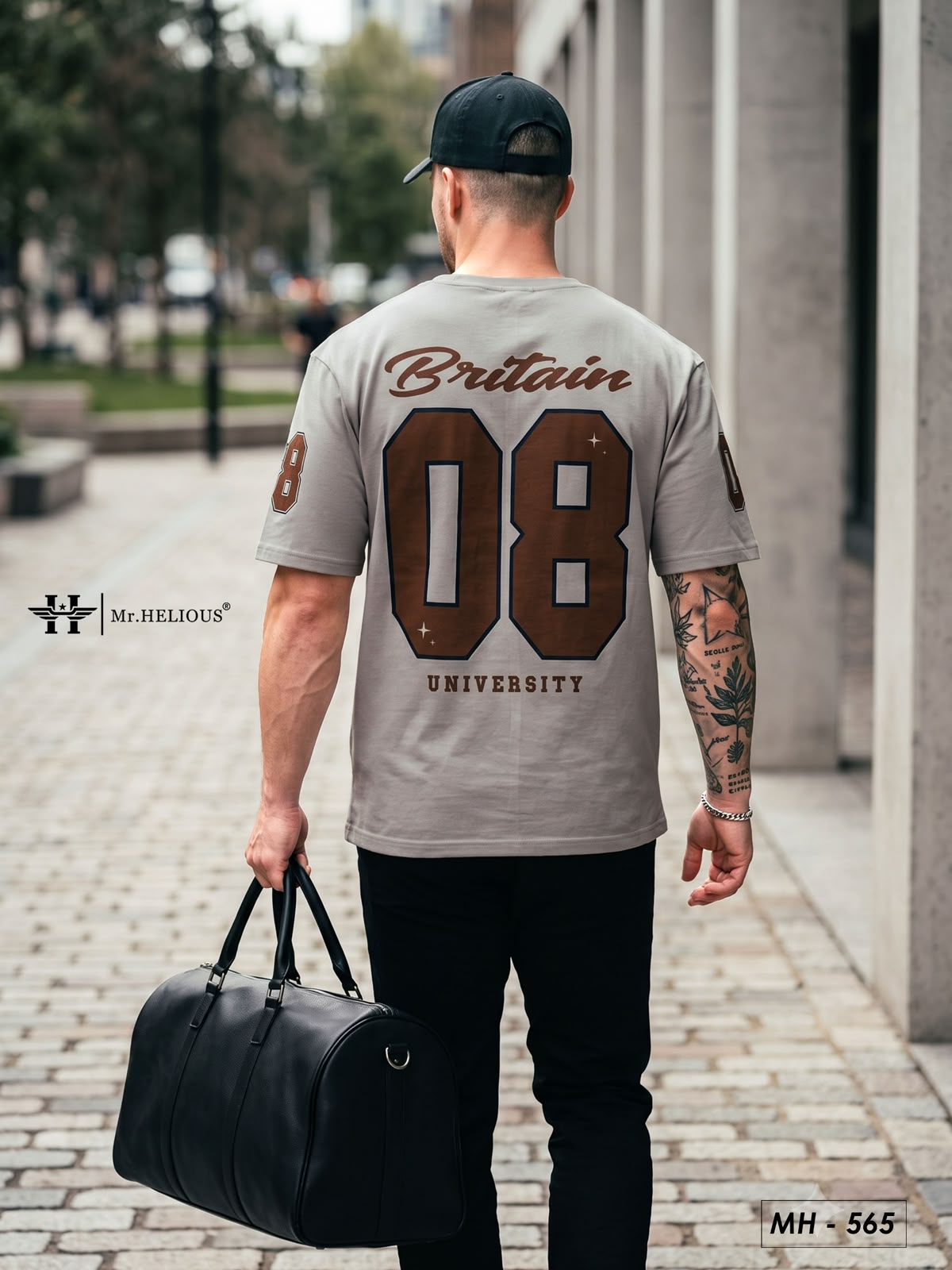 Mh 565 Mr. Helious Cotton Looper Mens Tshirts Supplier India