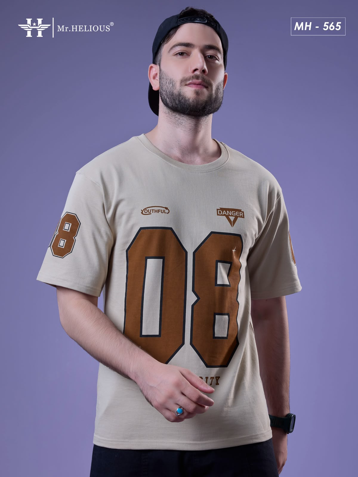 Mh 565 Mr. Helious Cotton Looper Mens Tshirts Supplier India