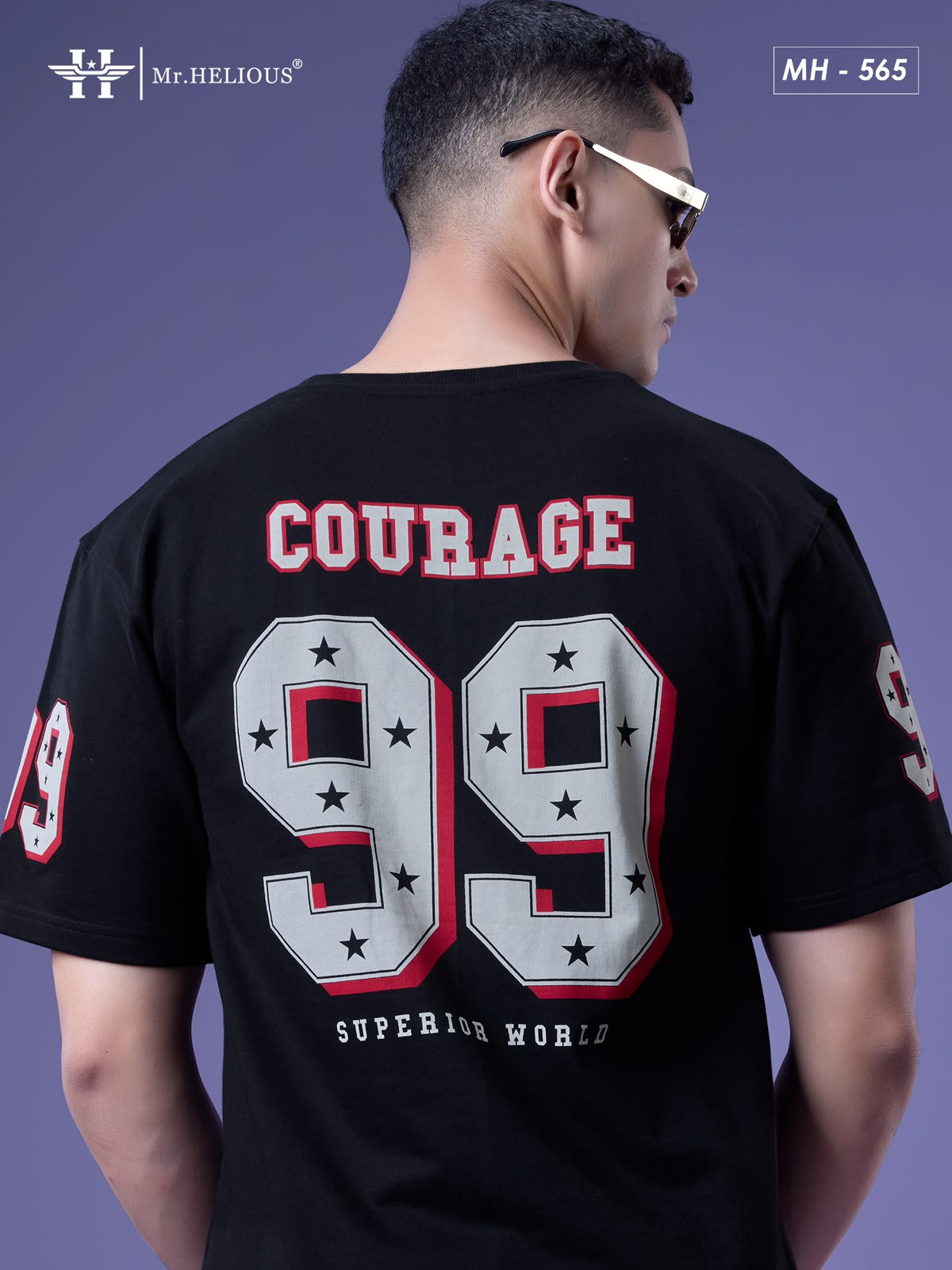 Mh 565 Mr. Helious Cotton Looper Mens Tshirts Supplier India