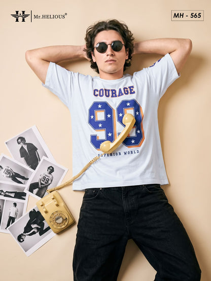 Mh 565 Mr. Helious Cotton Looper Mens Tshirts Supplier India
