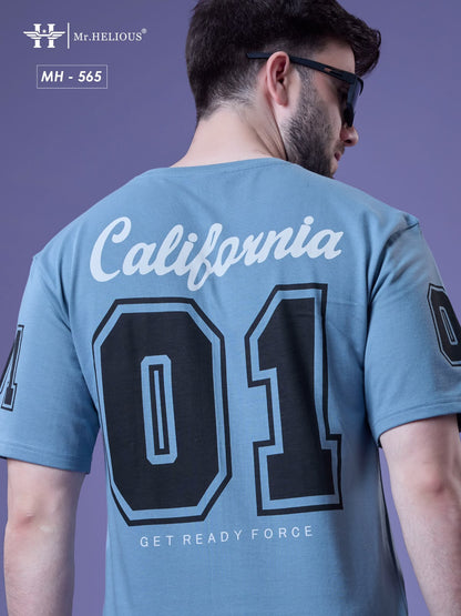 Mh 565 Mr. Helious Cotton Looper Mens Tshirts Supplier India