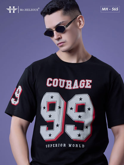 Mh 565 Mr. Helious Cotton Looper Mens Tshirts Supplier India
