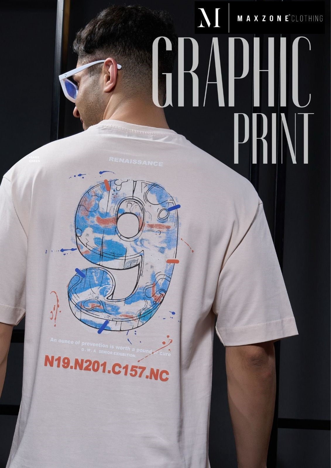 Mi S G1 A Oversize Maxzone Clothing Cotton Mens Tshirts Supplier Ahmedabad