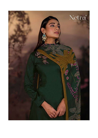 Mia Netra Premium Cotton Pant Style Suits Wholesaler Ahmedabad