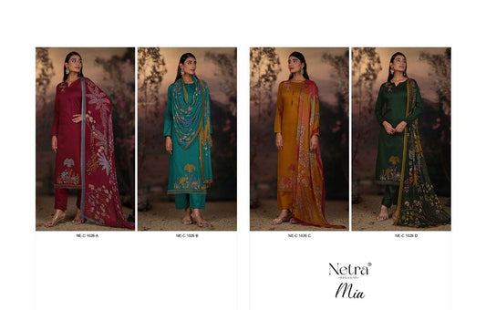 Mia Netra Premium Cotton Pant Style Suits Wholesaler Ahmedabad