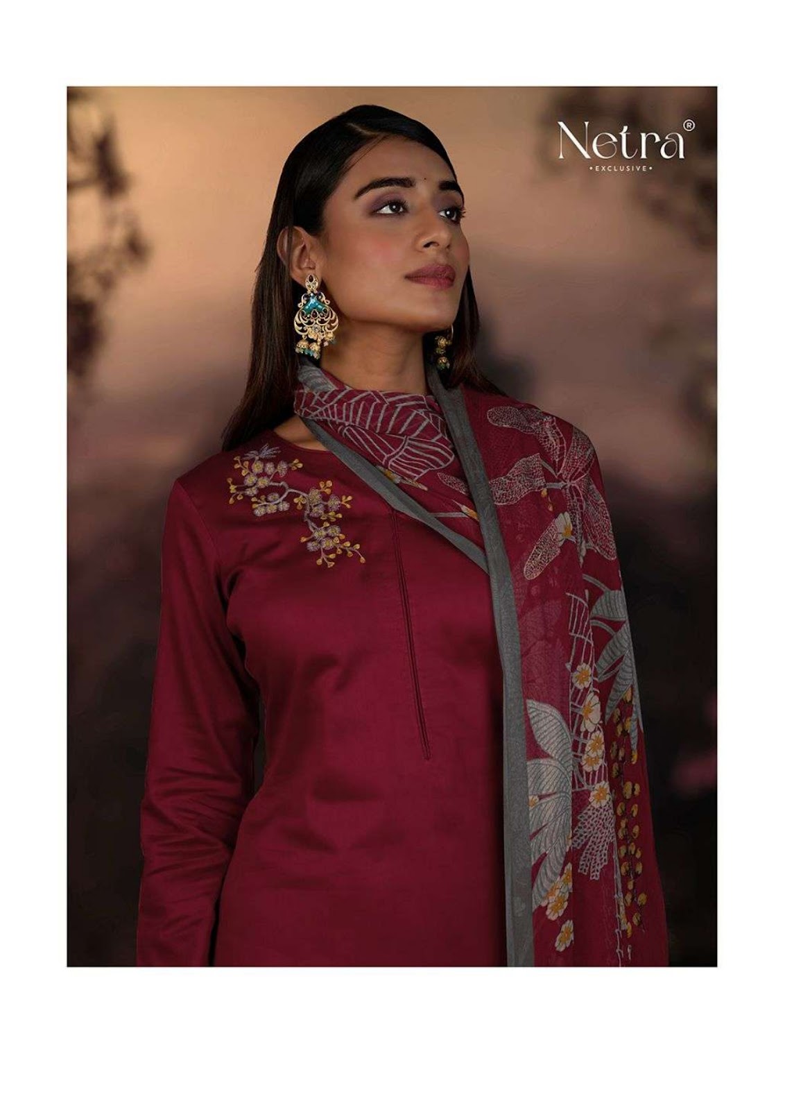 Mia Netra Premium Cotton Pant Style Suits Wholesaler Ahmedabad