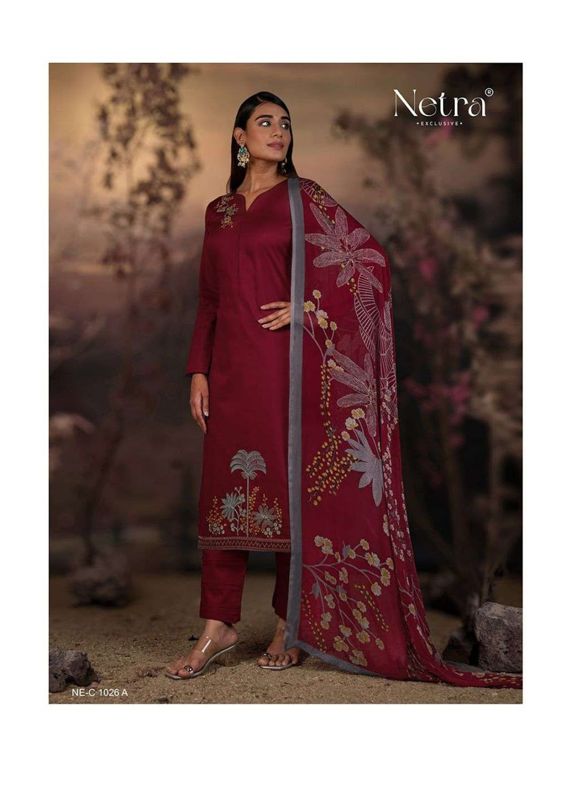 Mia Netra Premium Cotton Pant Style Suits Wholesaler Ahmedabad