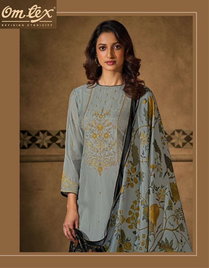 Mia Omtex Silk Pant Style Suits Supplier Gujarat