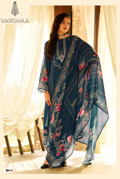 Mian Varshaa Modal Satin Plazzo Style Suits Exporter Gujarat