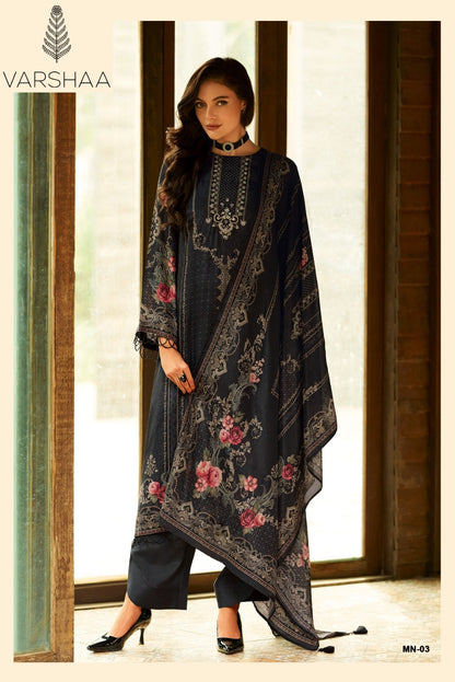 Mian Varshaa Modal Satin Plazzo Style Suits Exporter Gujarat